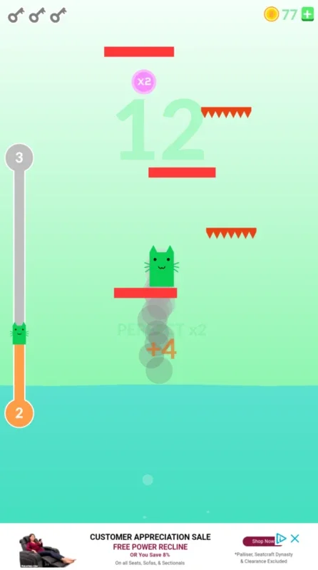 Kitten Up! for Android - Fun Cat Climbing Game