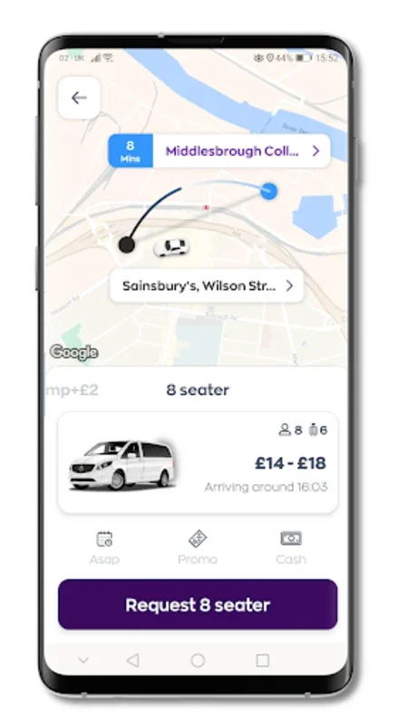 KingKabs for Android - Streamlined Taxi Booking in Cheshire