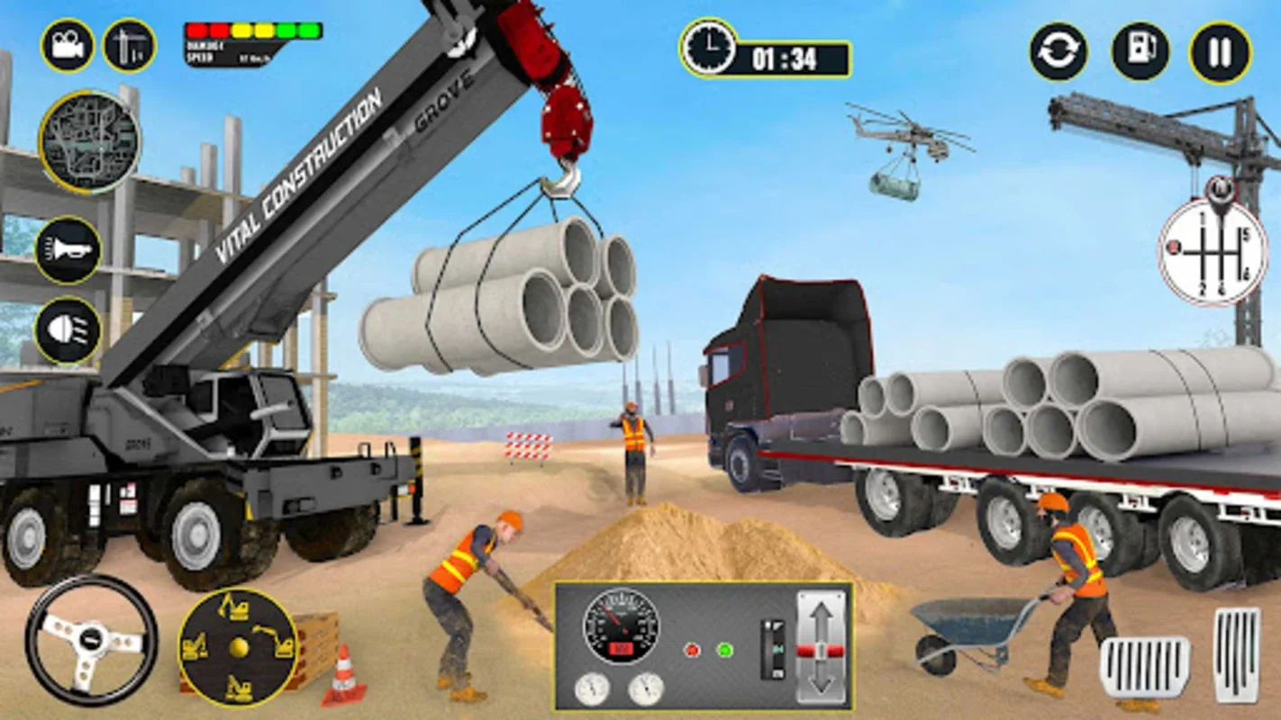 Heavy Excavator Crane Sim for Android - Immersive Construction