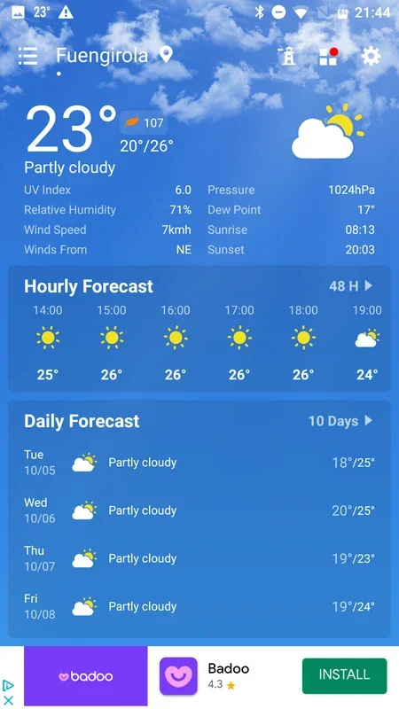 Local Weather Forecast for Android: Accurate Info at Hand