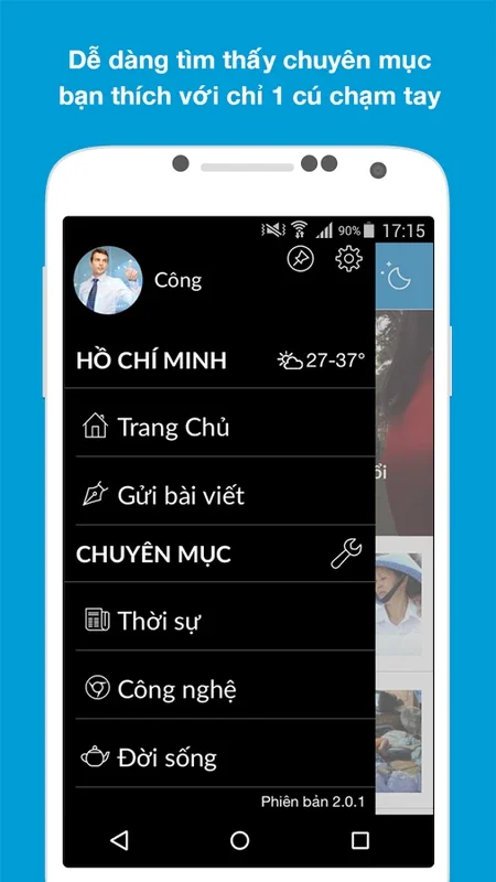 Thanh Nien Mobile for Android - Stay Informed Anytime