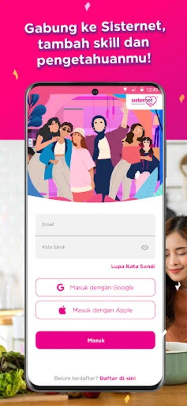 Sisternet for Android: Empowering Indonesian Women