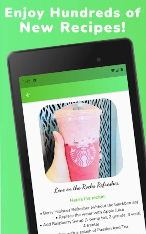 Secret Menu for Starbucks for Android: Explore Exclusive Drinks