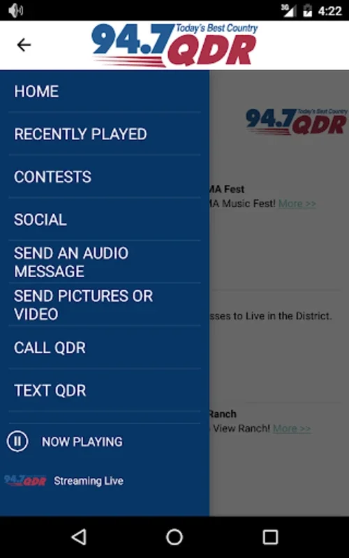 94.7 QDR for Android - Diverse Music Experience