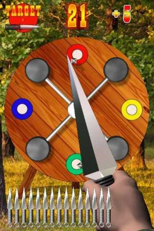 Throwing Knife deluxe for Android - Test Your Skills