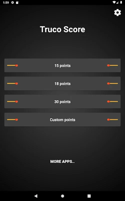 Anotador de Truco for Android - Customizable Score Tracker
