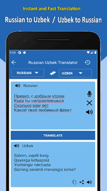 O'Zbekcha Ruscha Tarjimon for Android - Efficient Translation & Learning