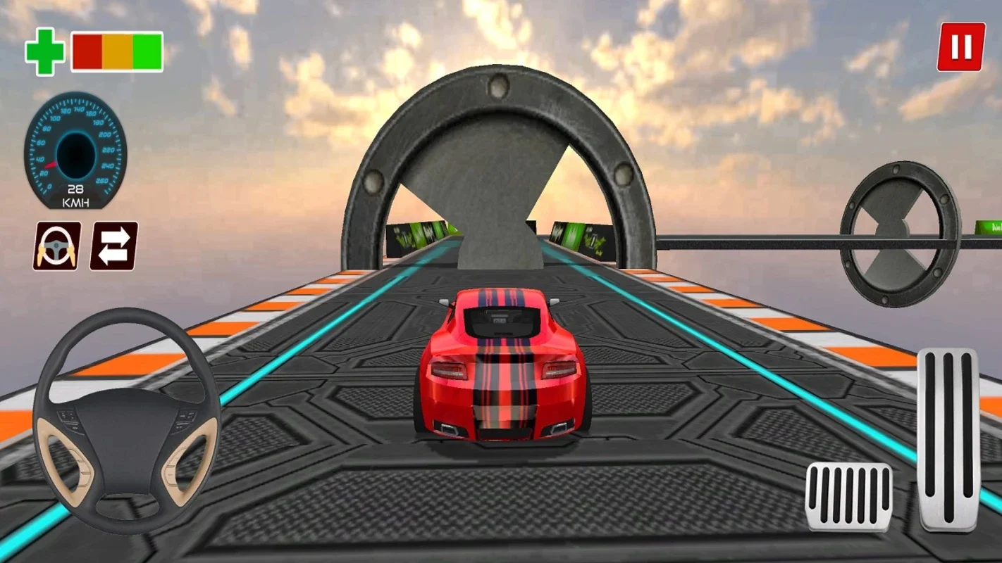 Mega Ramp Stunt Car for Android: Thrilling Stunt Driving