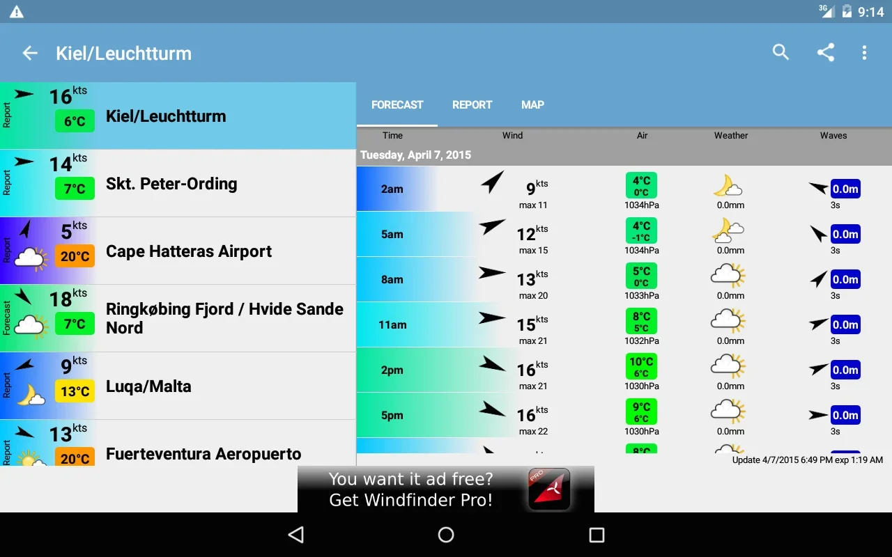 Windfinder for Android - Get Real-Time Weather Info