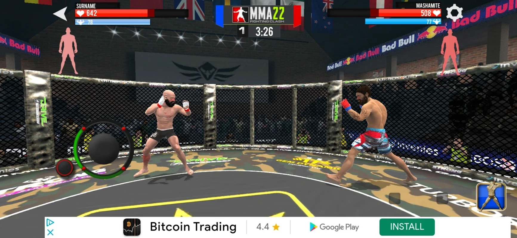 MMA - Fighting Clash 23 on Android: Immersive MMA Fights