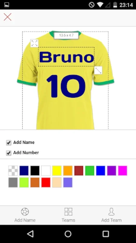 Soccer T-Shirt Designer for Android - Customize Jerseys