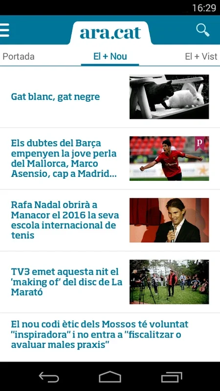 ARA.CAT for Android: The Catalan Publication Hub