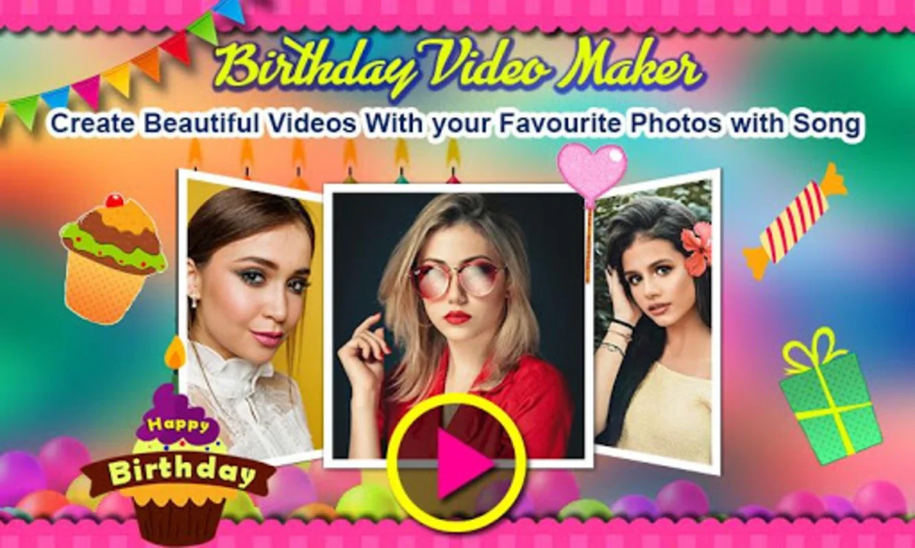 Birthday Video Maker with Music for Android - Create Memorable Videos