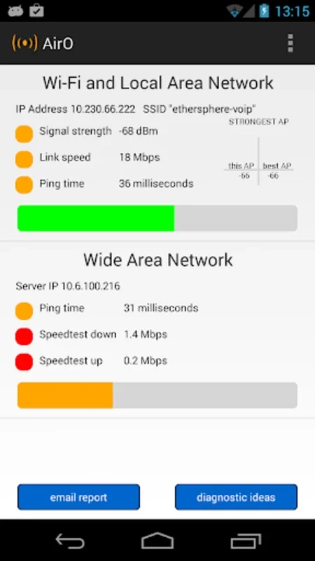 AirO for Android - Optimize Wi-Fi Connections