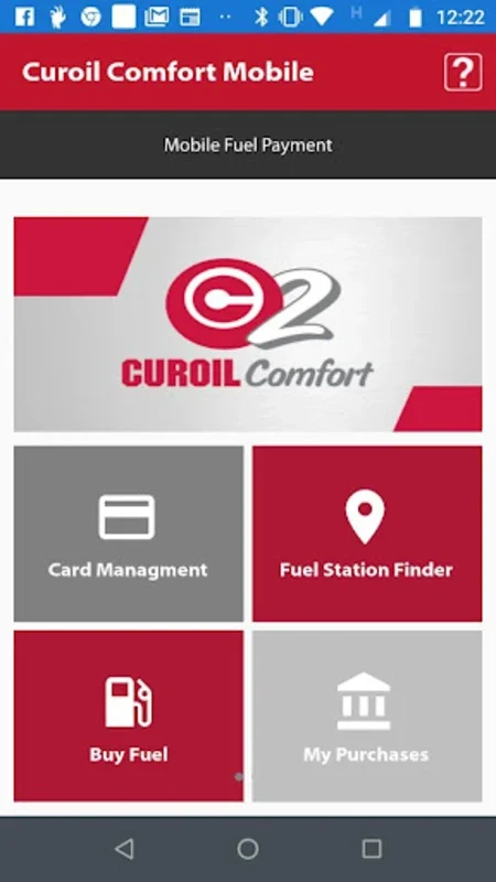 Curoil Comfort for Android - Secure and Convenient Fuel Payment