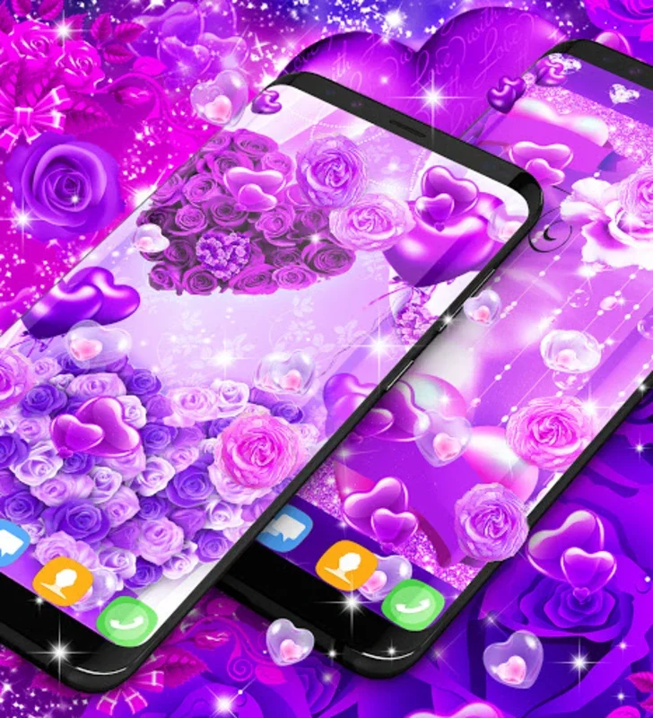 Purple Rose Live Wallpaper for Android: Enhance Your Screen