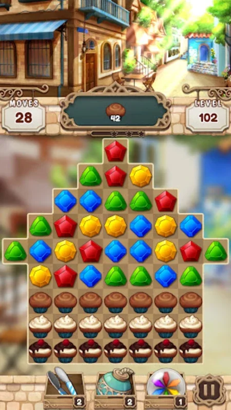 Cafe Terrace: Jewel Match 3 for Android - Engaging Puzzle Fun