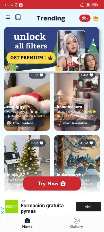 XmasAI: AI Christmas Filter for Android - Download the APK from AppHuts