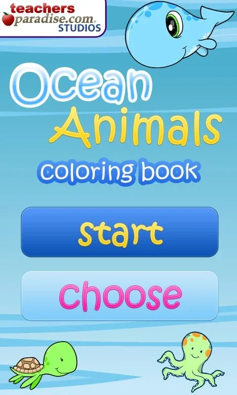 Ocean Animals Coloring Book for Android - Fun & Creative