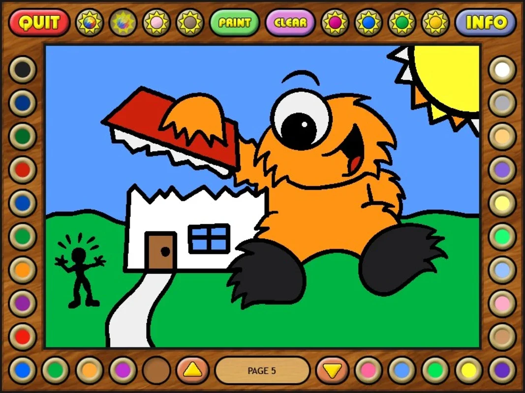 Coloring Book 9 Little Monsters for Windows - Free Download