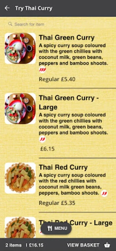 Try Thai for Android - Seamless Thai Dining Experience