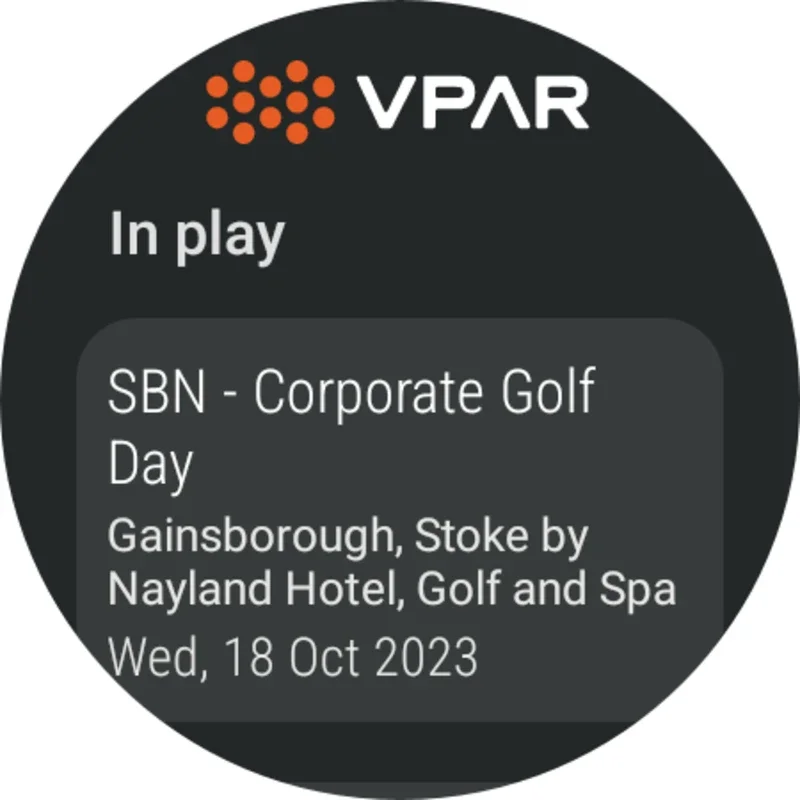 VPAR Golf GPS & Scorecard for Android - No Downloading Needed