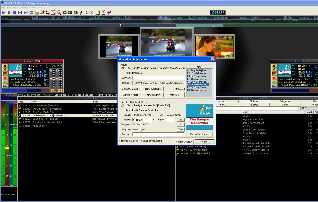 OtsAV DJ: Professional DJ Software for Windows