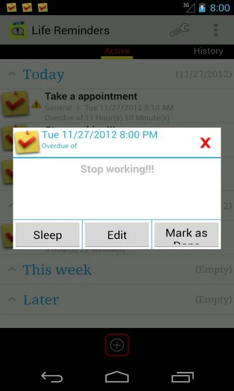 Life Reminders for Android - Stay Organized