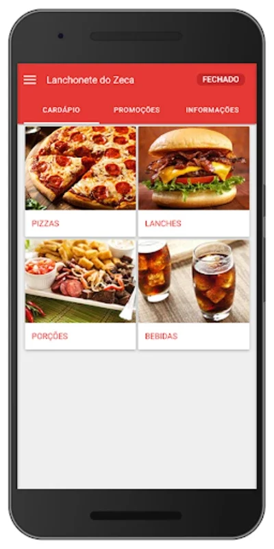 Lanchonete do Zeca for Android - Simplify Food Ordering