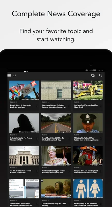 Newsy for Android: In-Depth News on Your TV