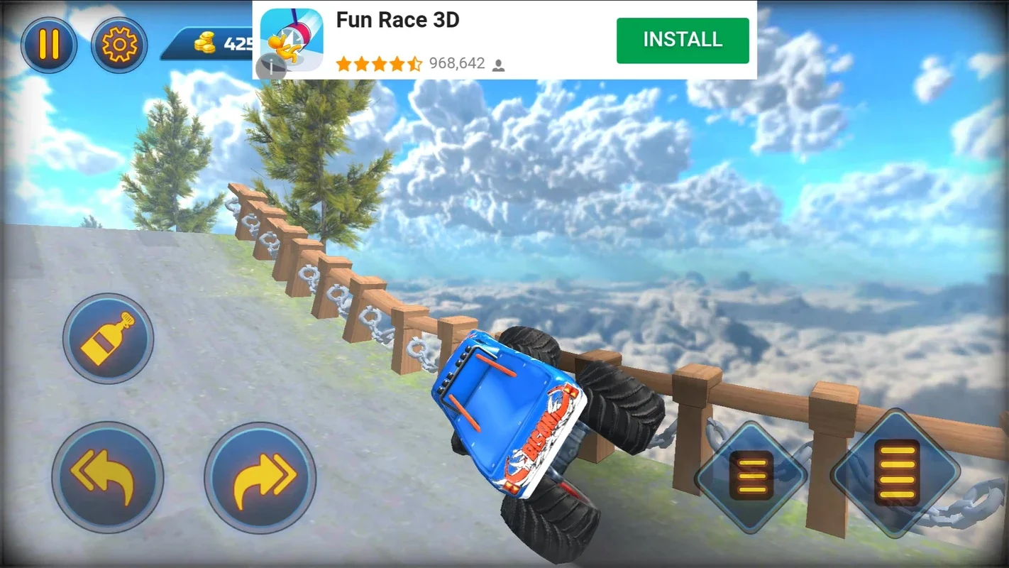 Monster Truck Stunts for Android - Thrilling 3D Racing