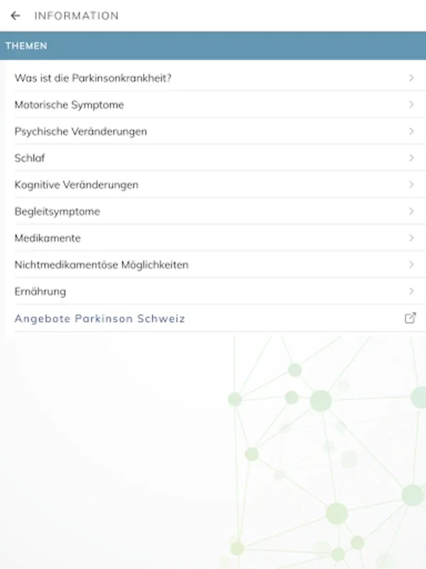 Swiss Parkinson for Android: Enhancing Parkinson's Management