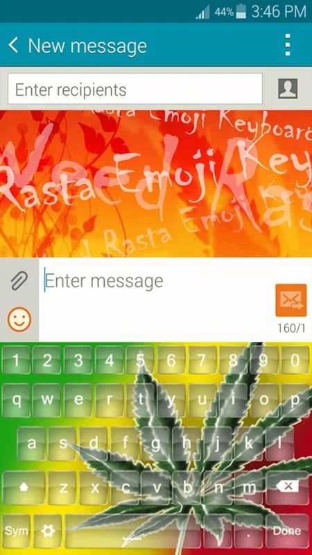 Weed Rasta Emoji Keyboard for Android: Customize Your Messages