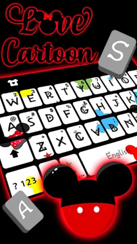 Love Cartoon Doodle Theme for Android - Personalized Typing