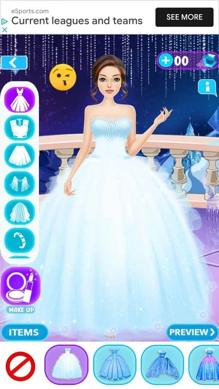 Ice Princess Wedding Dress Up for Android - Stylish Weddings