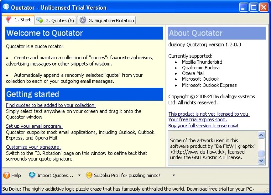 Quotator for Windows - Manage Quotes Effortlessly