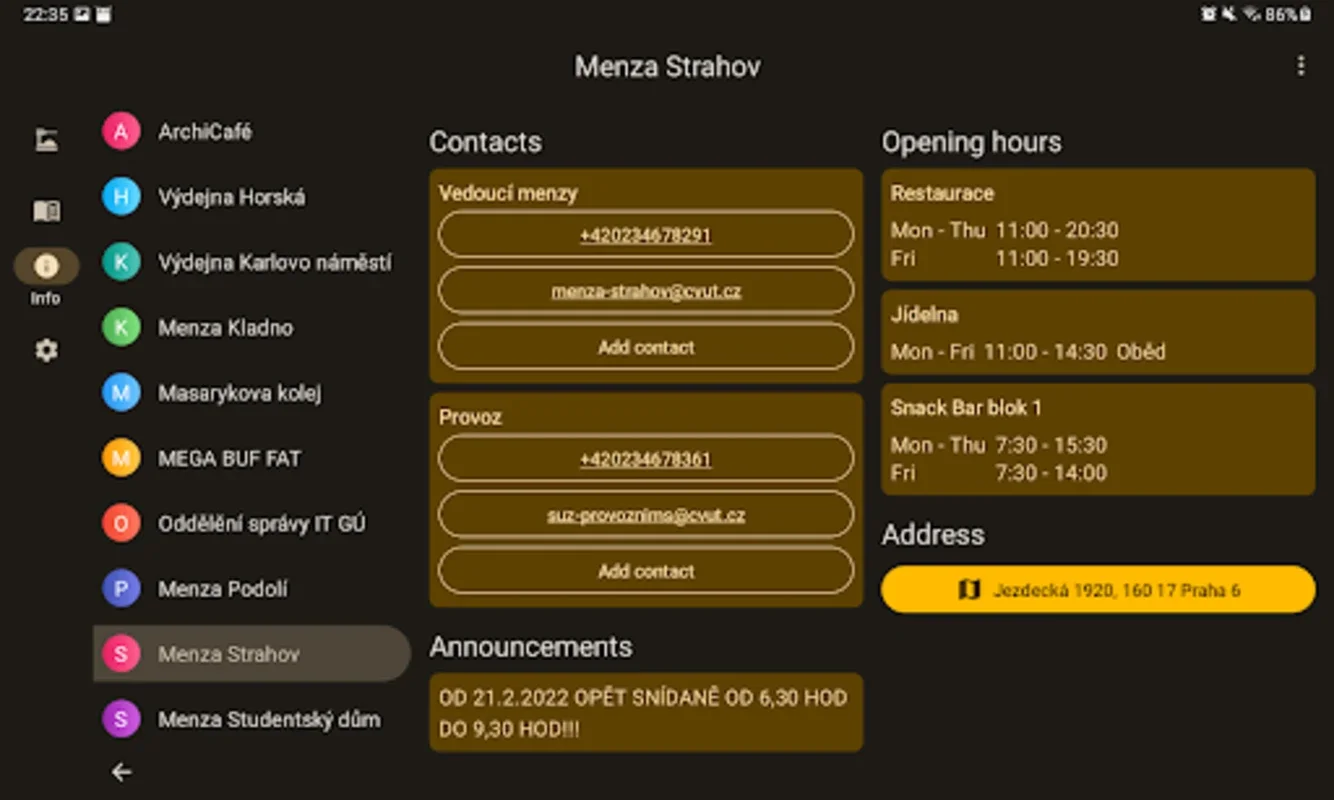 Menza for Android - Streamline Your Cafeteria Experience