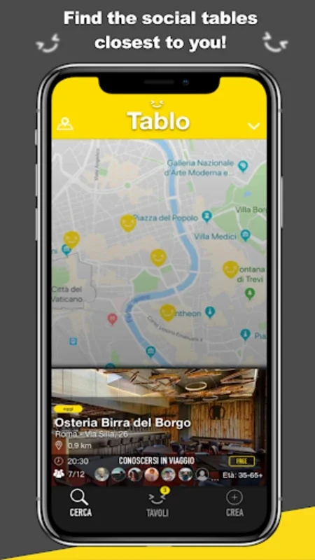 Tablo - Social eating for Android: Connect with Foodies