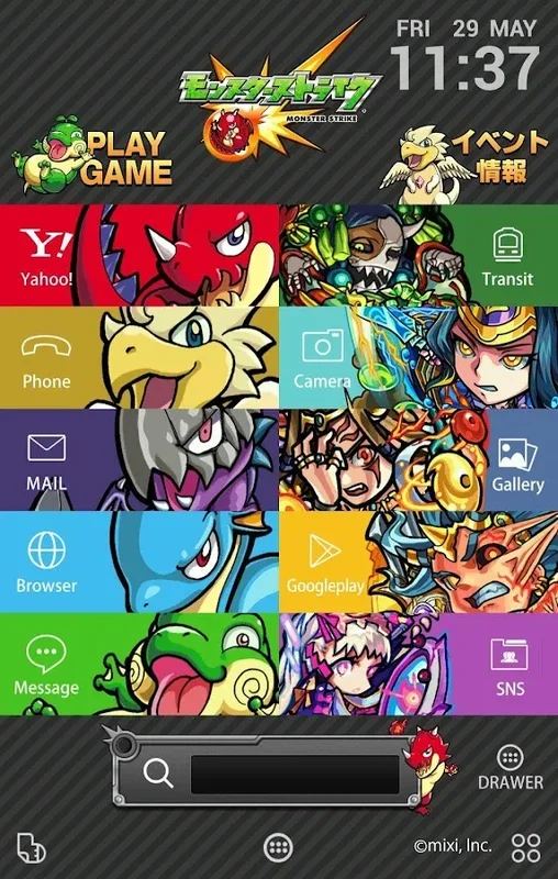 Monster Strike for buzzHOME - Customize Android Home Screen