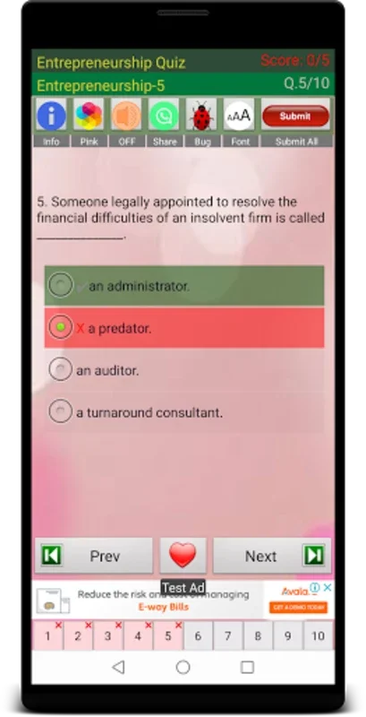 Entrepreneurship Quiz for Android - Enhance Your Skills