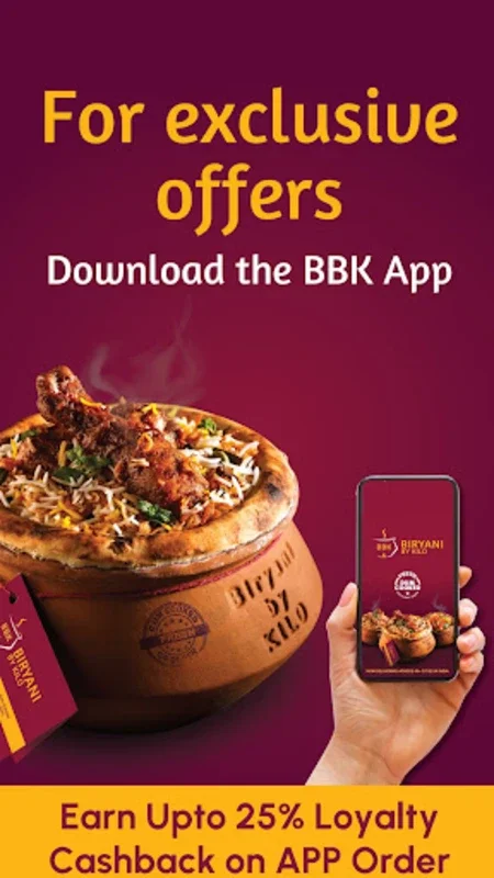 Biryani by Kilo - Order Online for Android: Delicious Deals