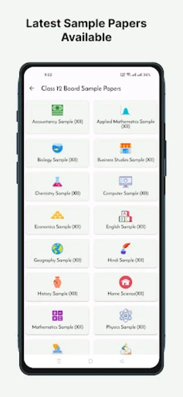 Class 12 CBSE Papers for Android - Exam Preparation Aid