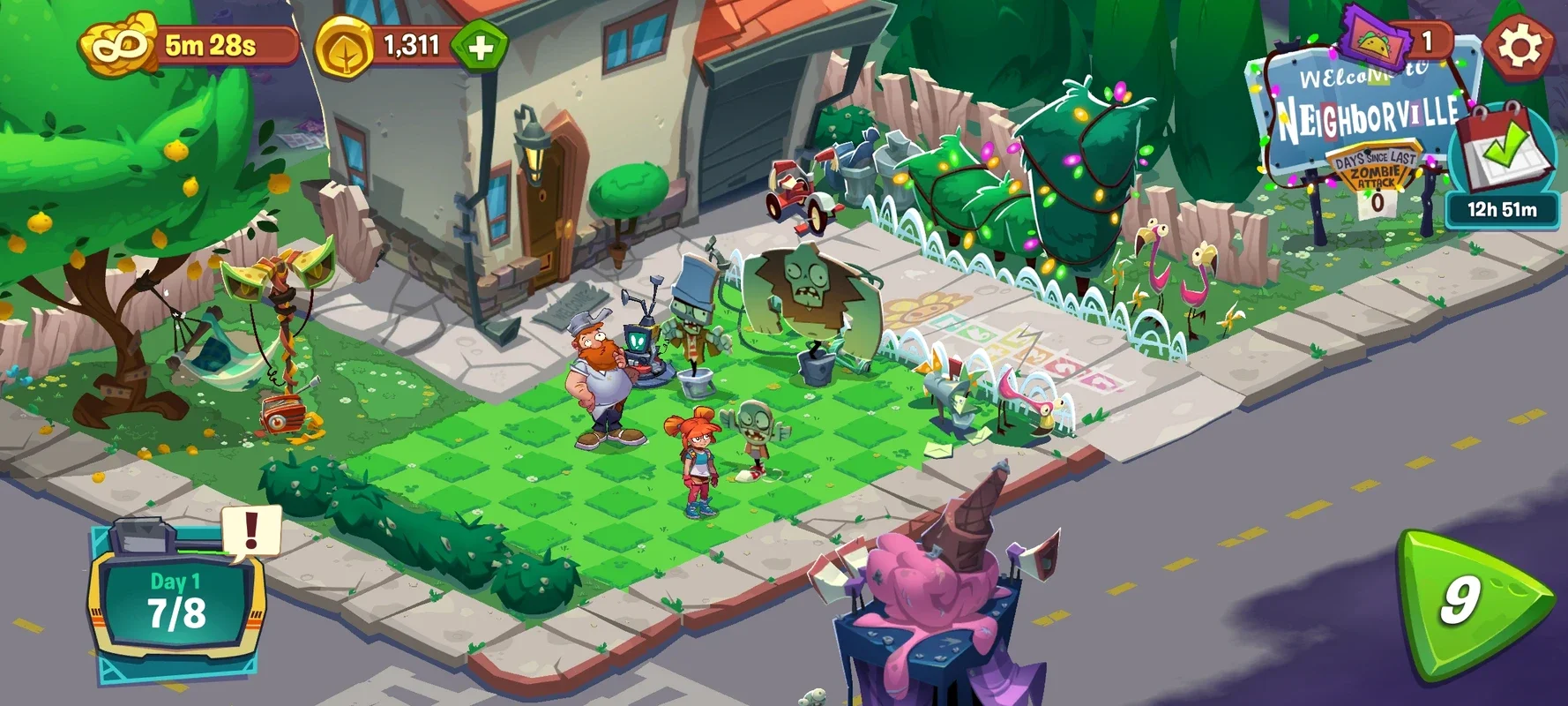 Plants vs. Zombies 3 for Android: Defend Neighborville