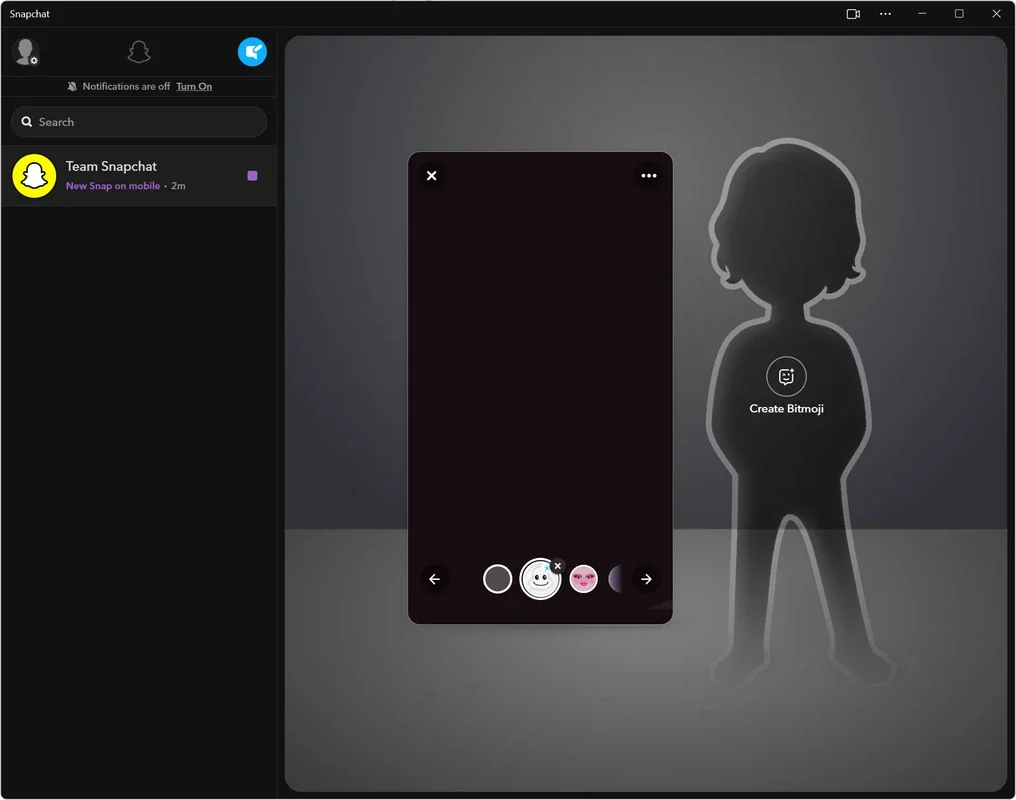 Snapchat for Windows: Chat and Manage Bitmoji