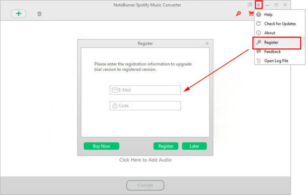 NoteBurner Spotify Music Converter for Windows - Unlock DRM-Free Music