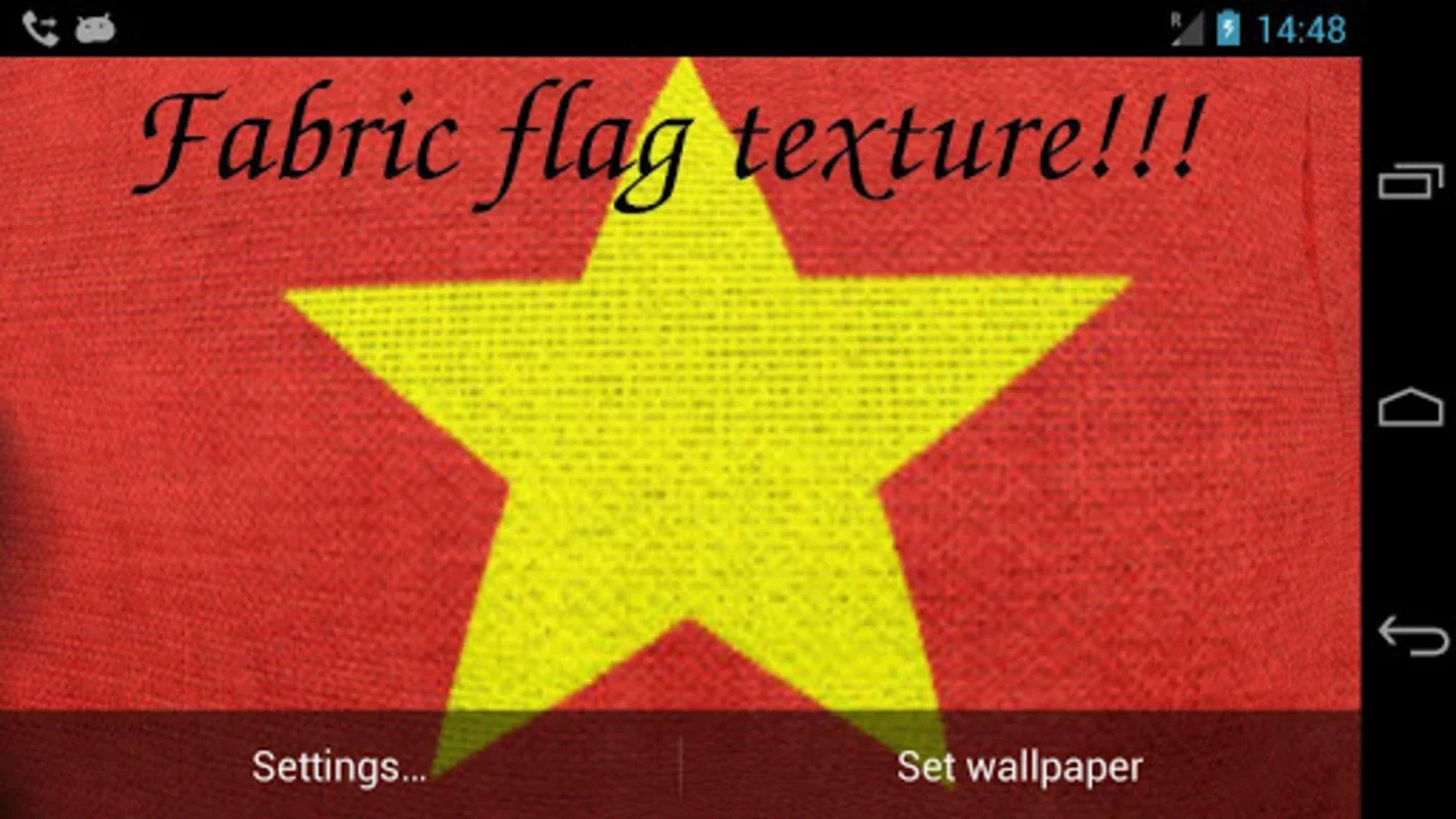 Vietnam Flag for Android - A Patriotic Live Wallpaper