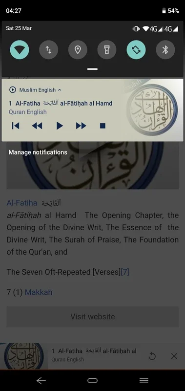 Muslim English for Android - Enhance Quran Understanding