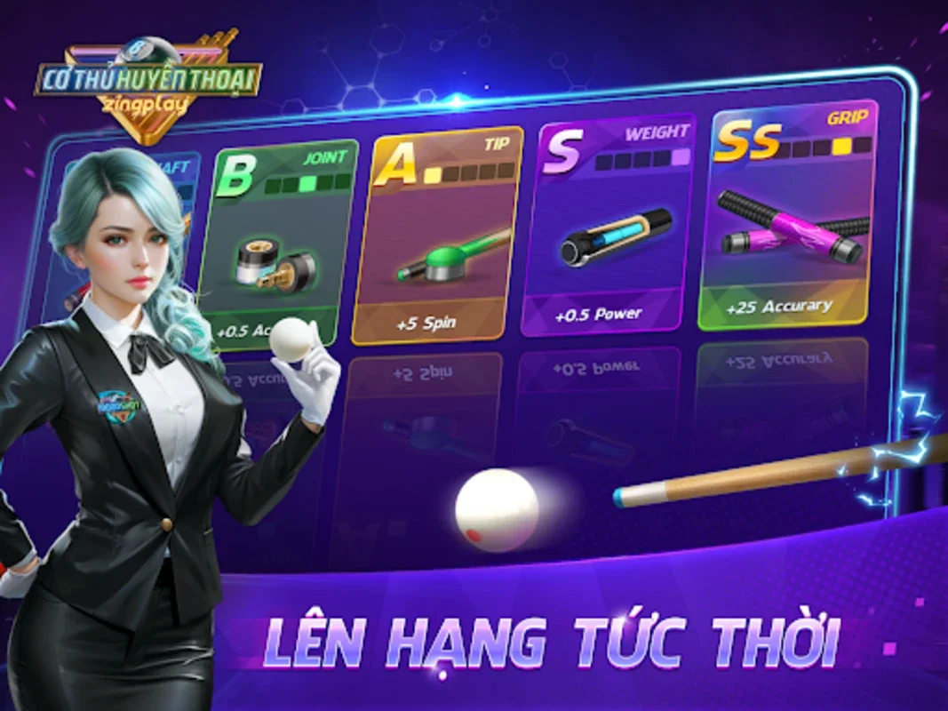 Bida 3D: Cơ thủ huyền thoại for Android - Realistic 3D Billiards