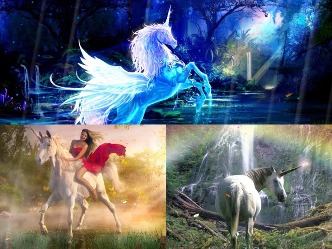 Magic Unicorns Screensaver for Windows - Free Download