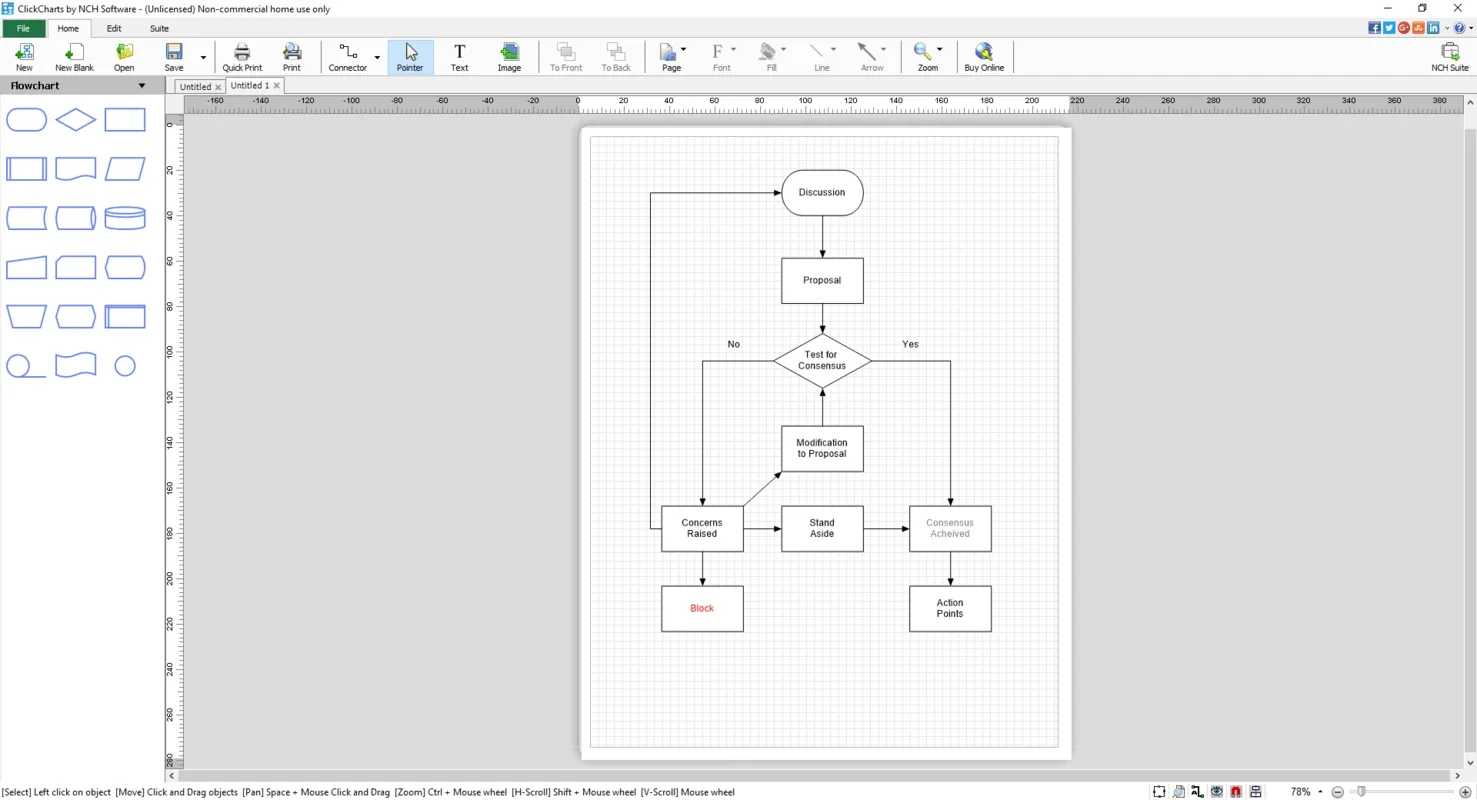 ClickCharts Free Diagram and Flowchart Maker for Windows - No Download Required